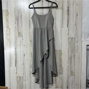 HALARA Gray High-Low Dress
